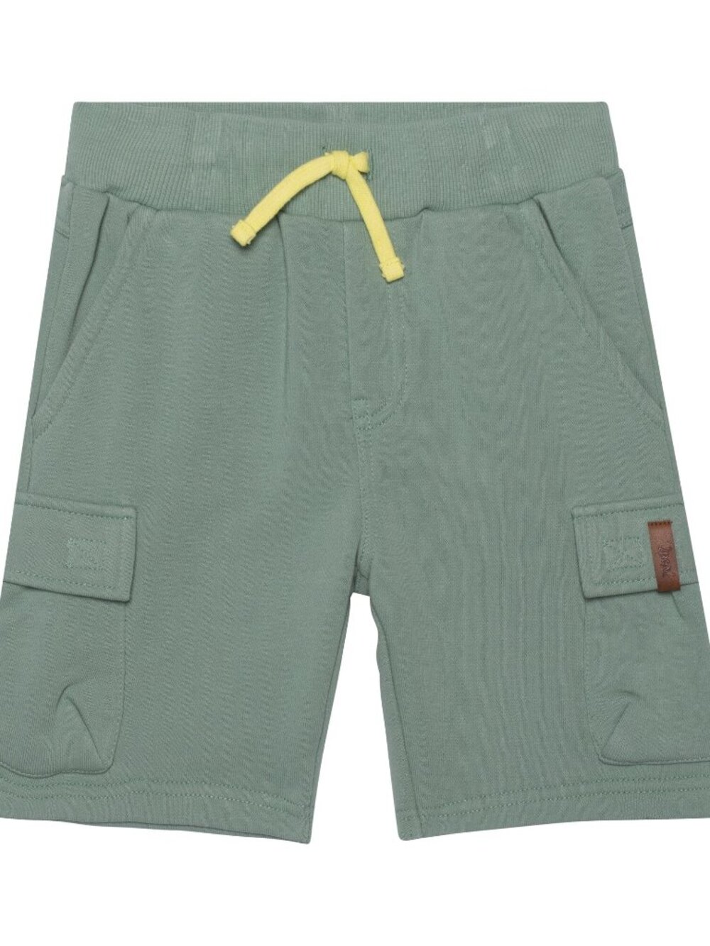 French Terry Bermuda Cargo Shorts Greyish-Green - 8